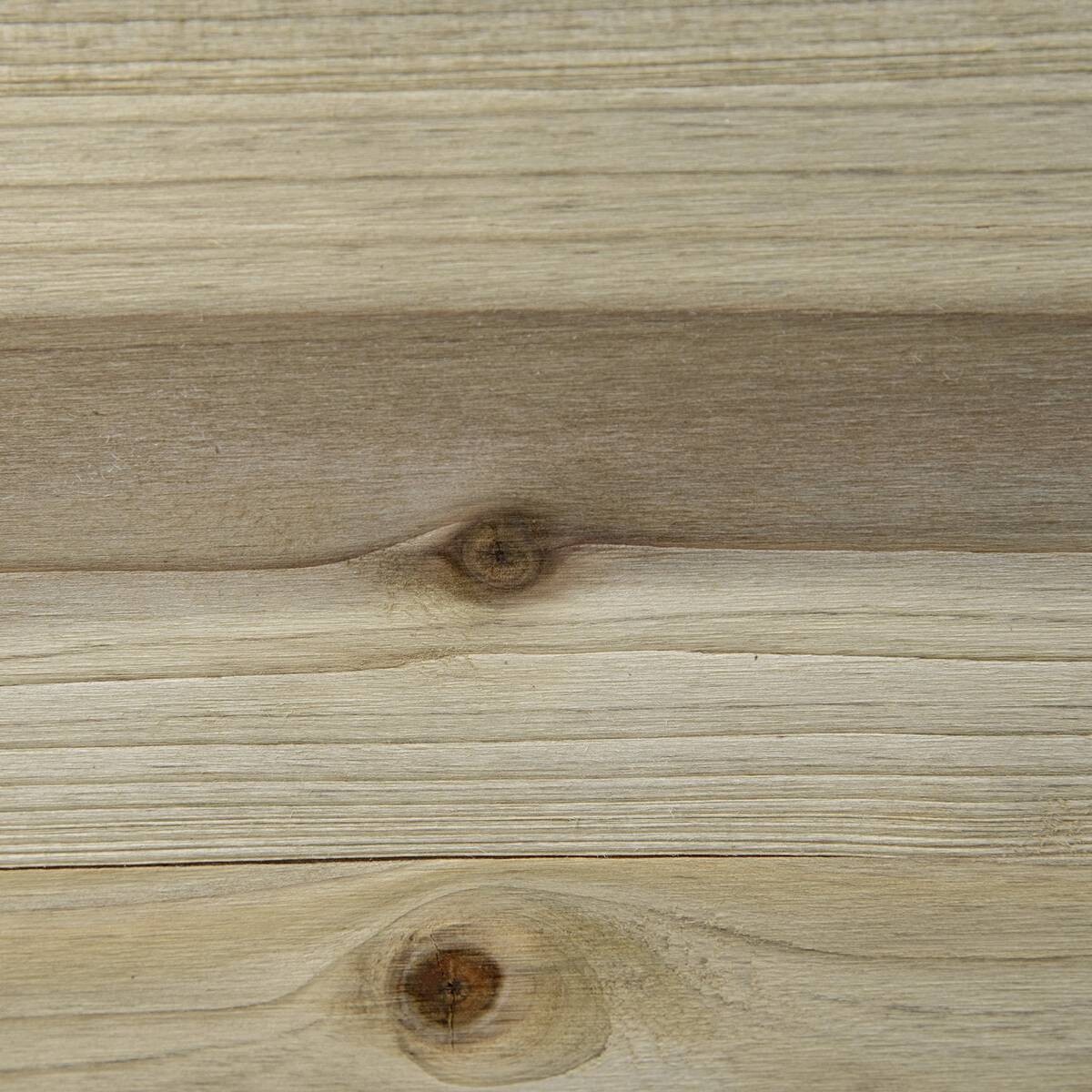 Outsunny Blumentreppe natur Holz B/H/L: ca. 61x77x71 cm