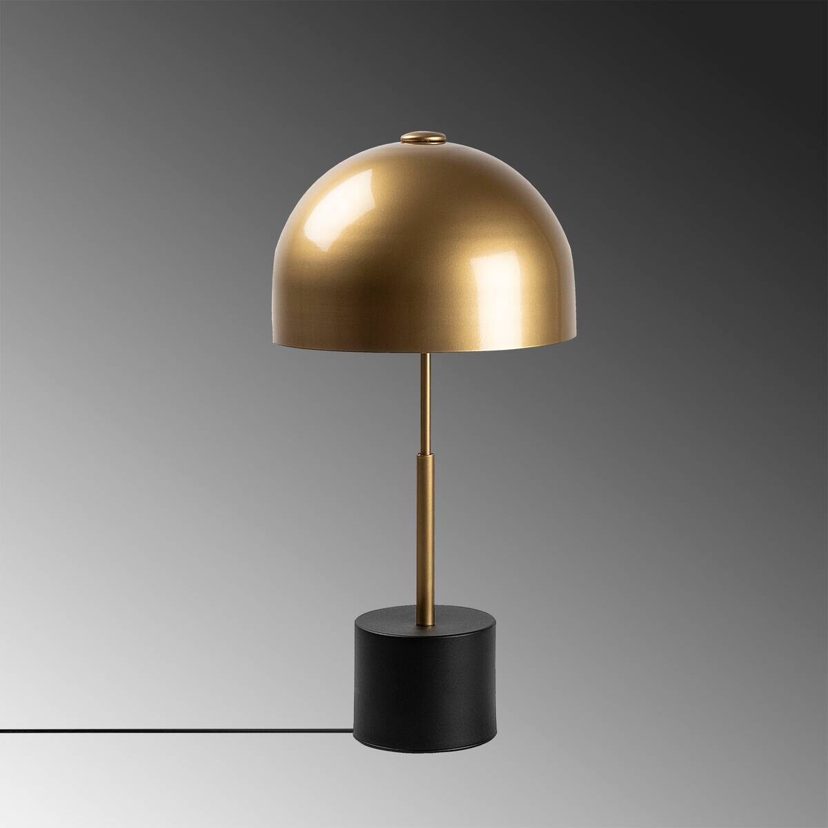 Opviq Tischleuchte Mixed bronze schwarz Metall B/H/T/L/D: ca. 26x53x26x26x26 cm E14 1 Brennstellen