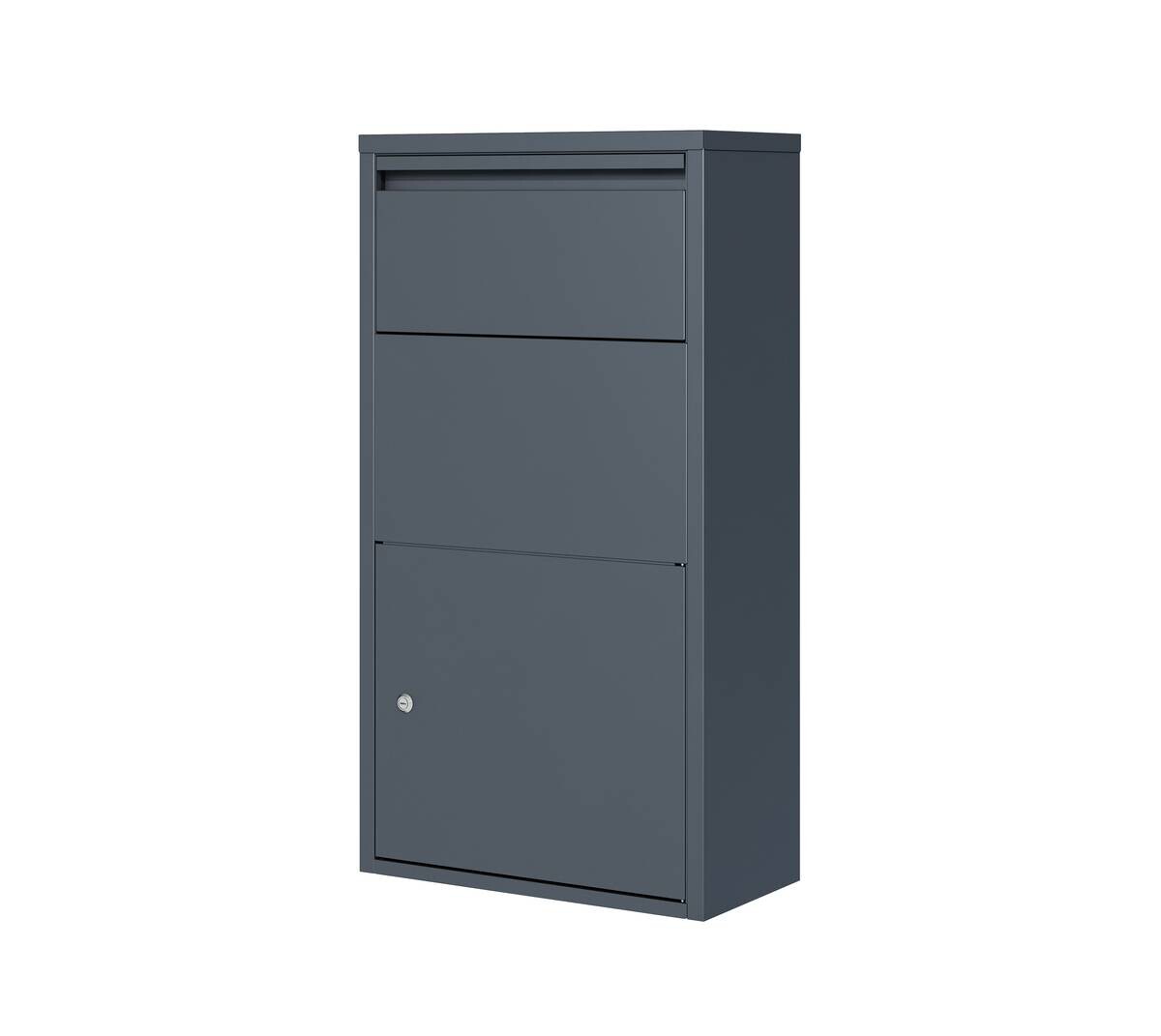 Westmann Briefkasten mit Paketbox Pollux anthrazit B/H/L: ca. 22x82x44 cm