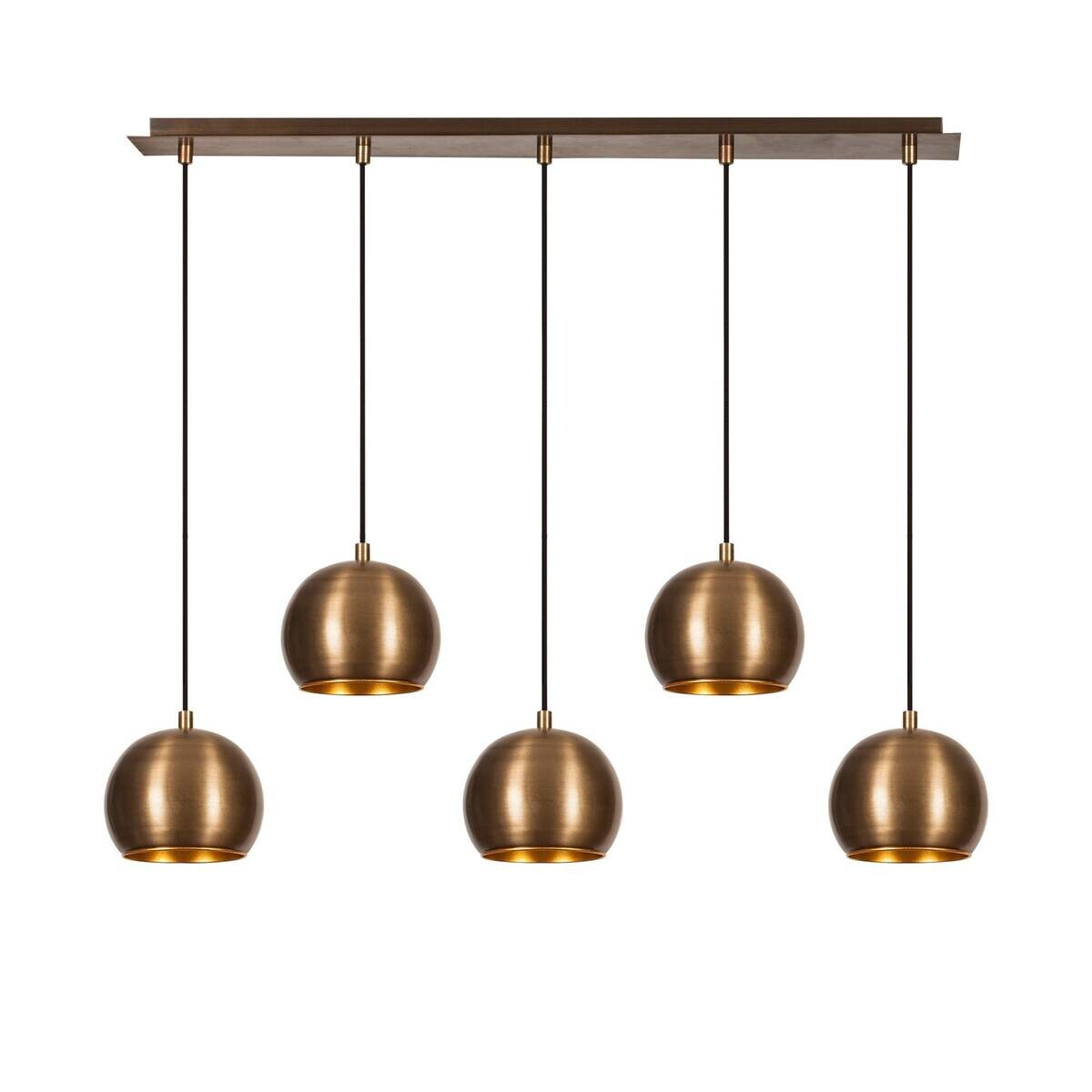 Opviq Pendelleuchte Sivani B/H/T/L: ca. 15x108x15x85 cm E27 5 Brennstellen