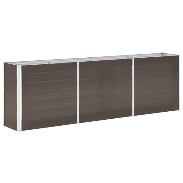 Hochbeet braun Stahl B/H/L: ca. 40x77x240 cm