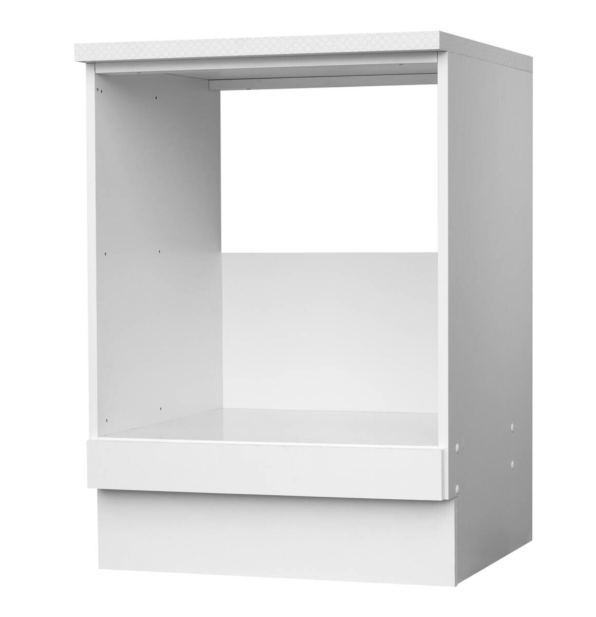 Herdumbauschrank weiß matt B/H/T: ca. 60x85x60 cm