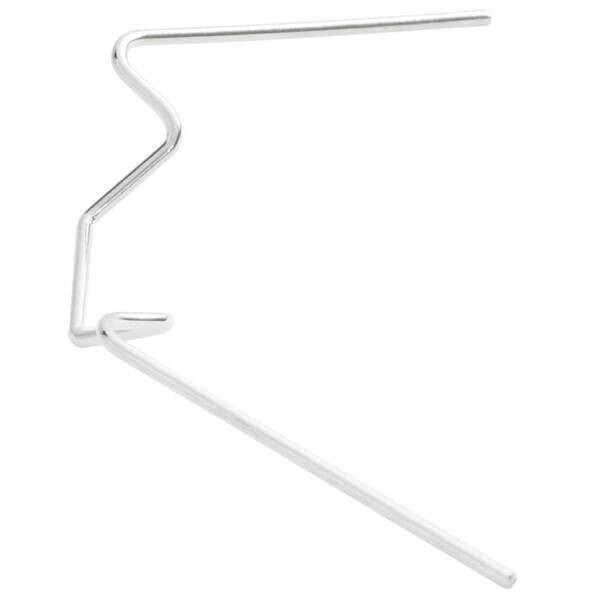 Gewächshaus-Clip silber B/L: ca. 4x8 cm