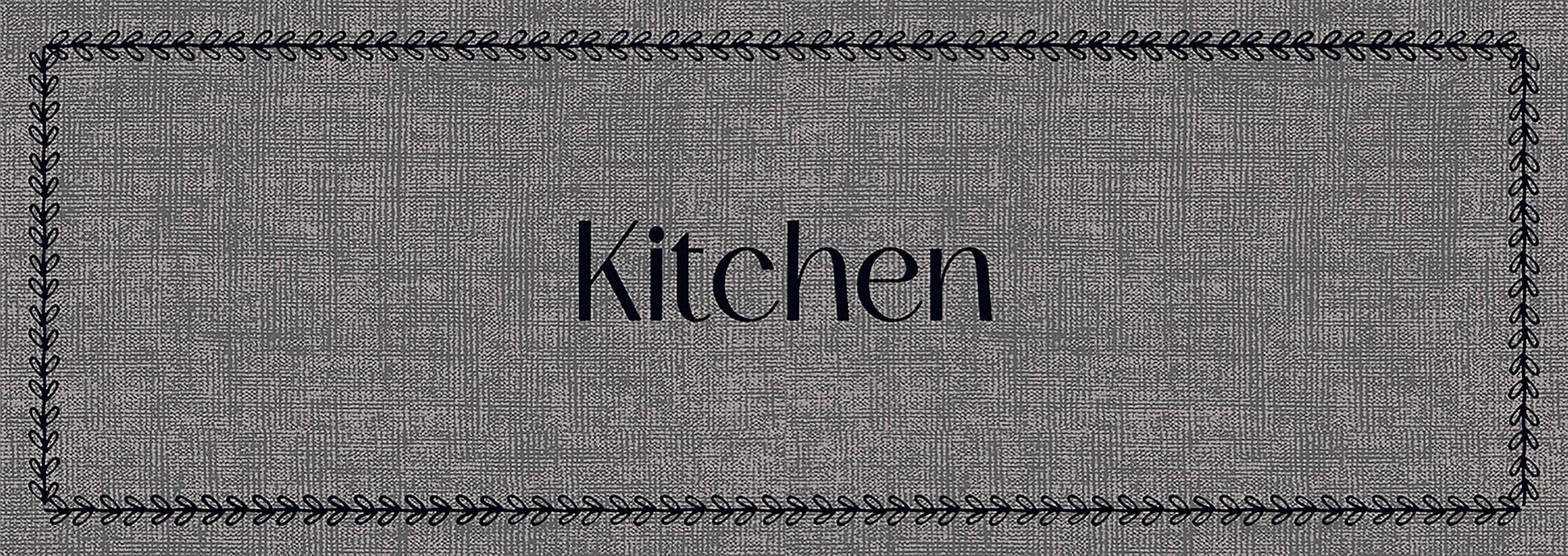 Küchenläufer Cook&Wash grau B/L: ca. 50x150 cm