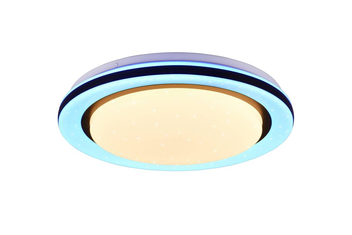 Reality LED-Deckenleuchte R67244000 Cartida weiß Kunststoff H/D: ca. 7x38 cm 1 Brennstellen