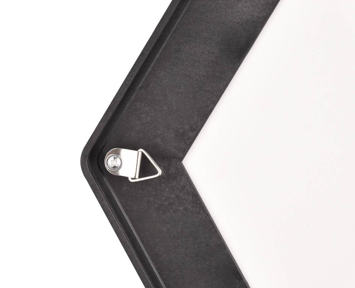 Designspiegel Harley schwarz B/H/T: ca. 17x28x1 cm