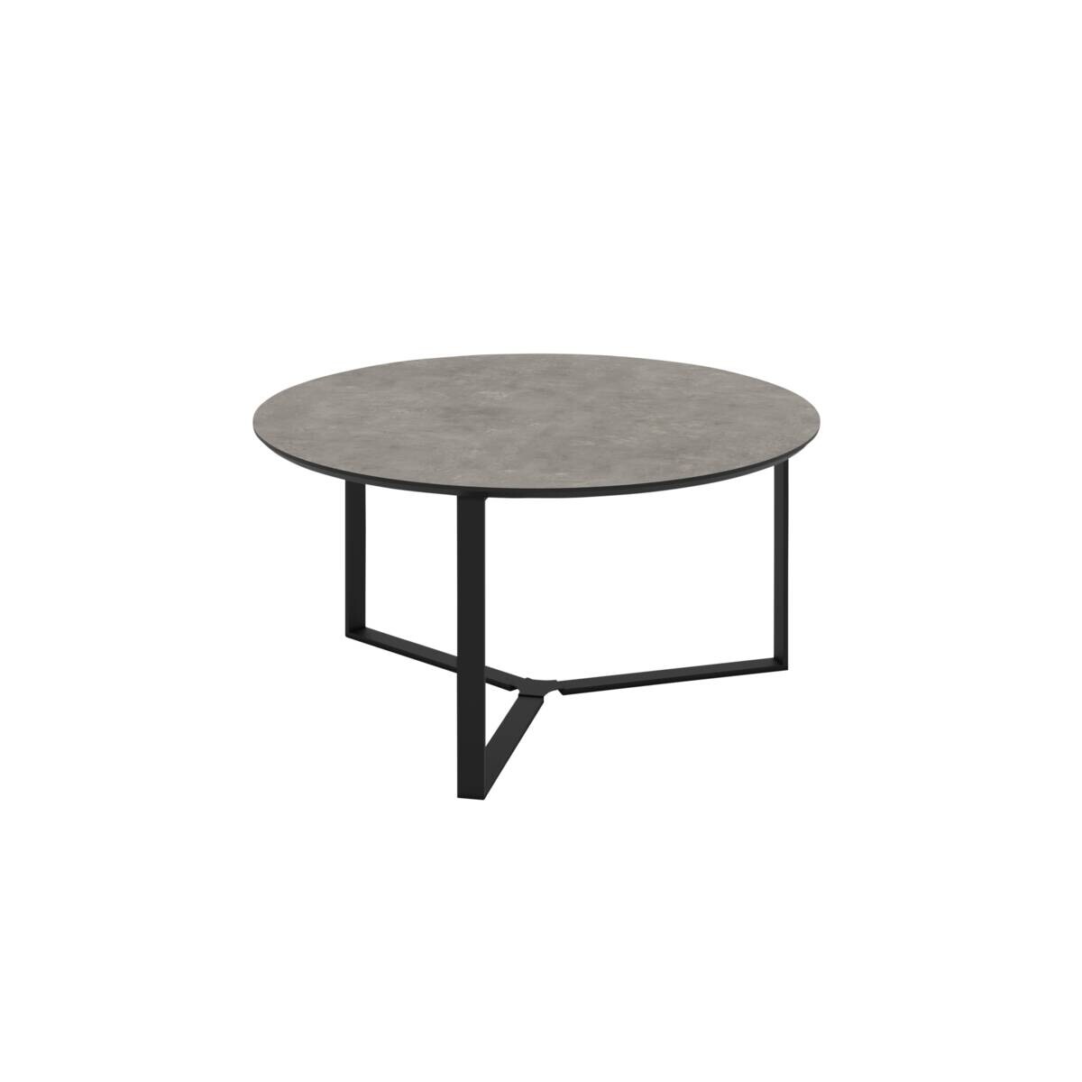 Hela Couchtisch Massa stone Metall B/H: ca. 80x45 cm