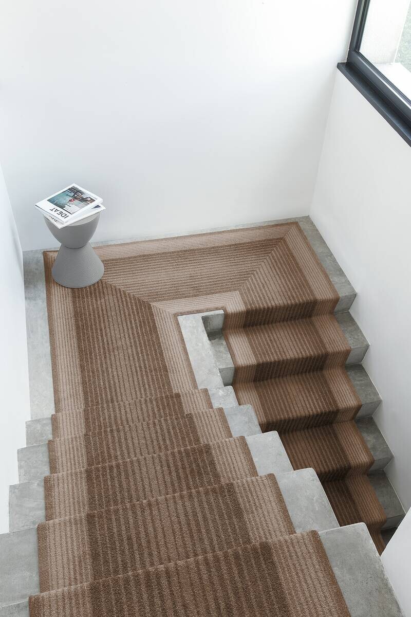 Läufer Tratto braun B: ca. 67 cm pro Meter