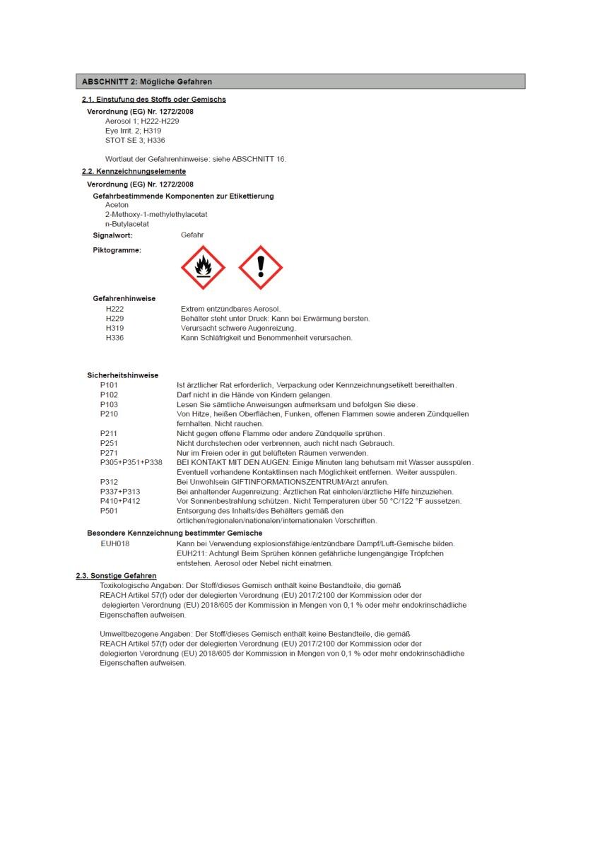 Super-Nova Rallye-Spray mattschwarz matt ca. 0,4 l
