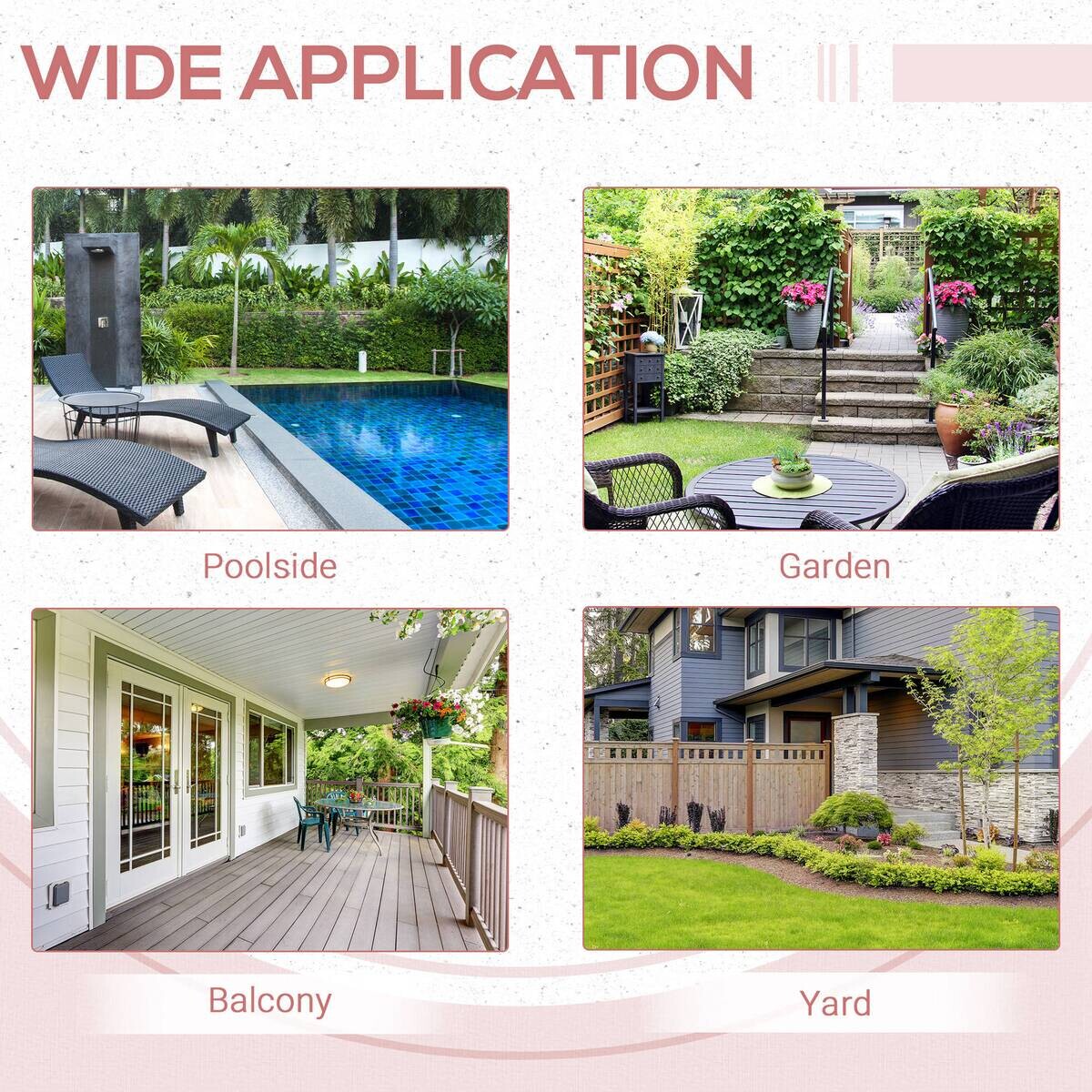 Outsunny Beistelltisch grau Edelstahl B/H/L: ca. 40x40x40 cm