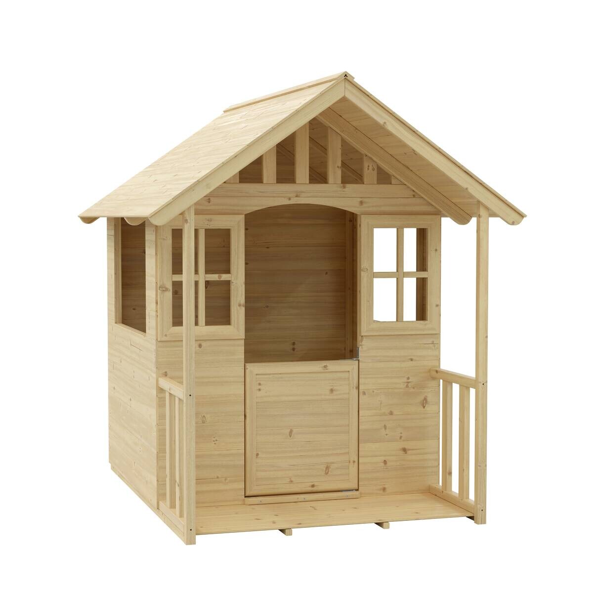 Zwerkules Spielhaus Villa natur B/H/L: ca. 121x140x137 cm