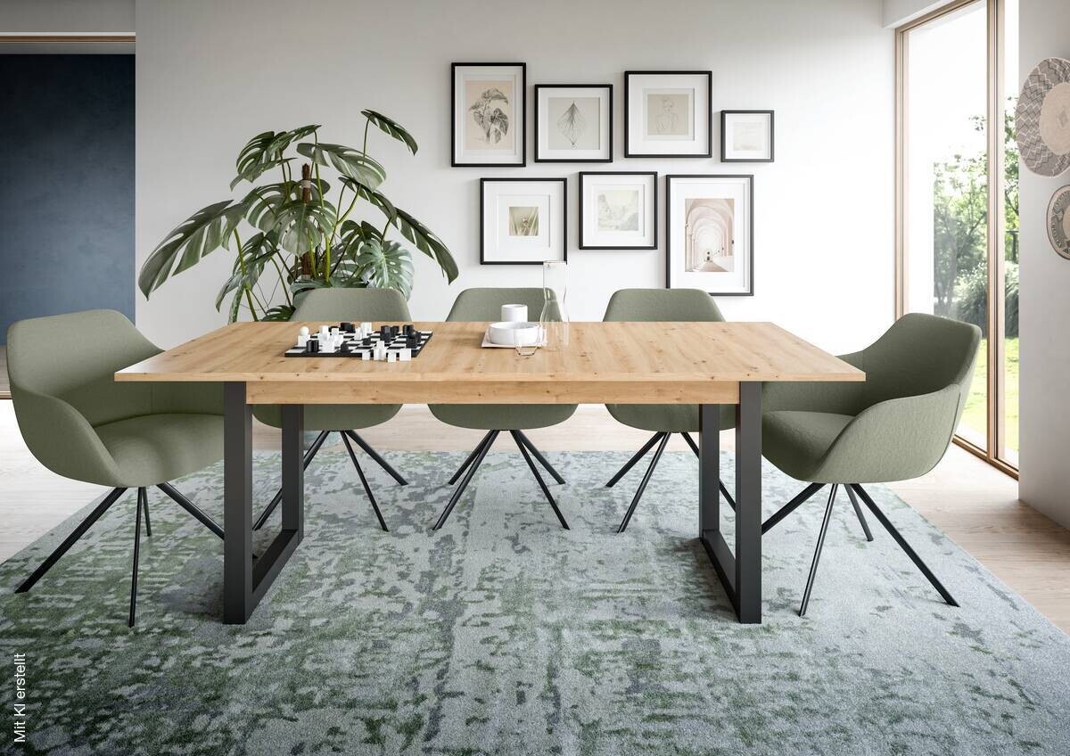 Esstisch Seattle Eiche Artisan Nachbildung B/H/T: ca. 150x76x90 cm