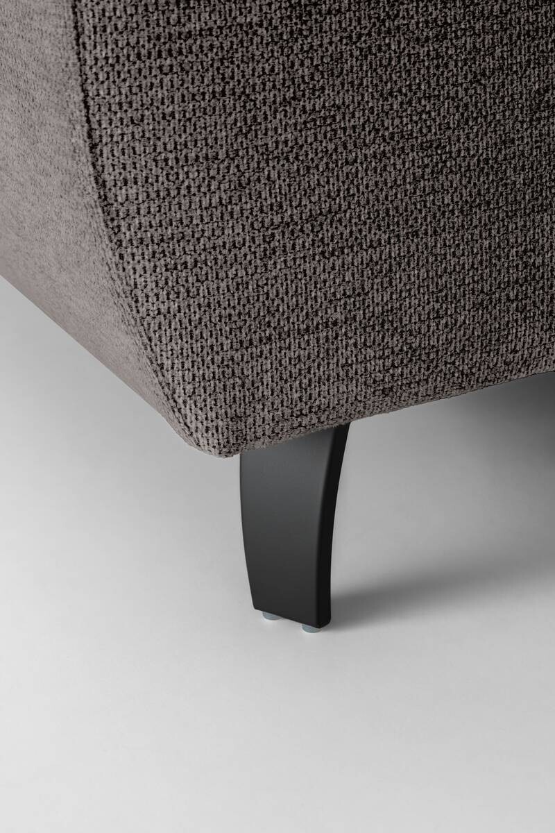 Ecksofa mit Bettfunktion braun Flachgewebe B/H/T: ca. 280x96x238 cm