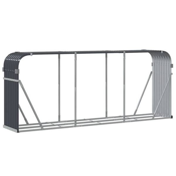 vidaXL Kaminholzhalter anthrazit B/H: ca. 234x100 cm
