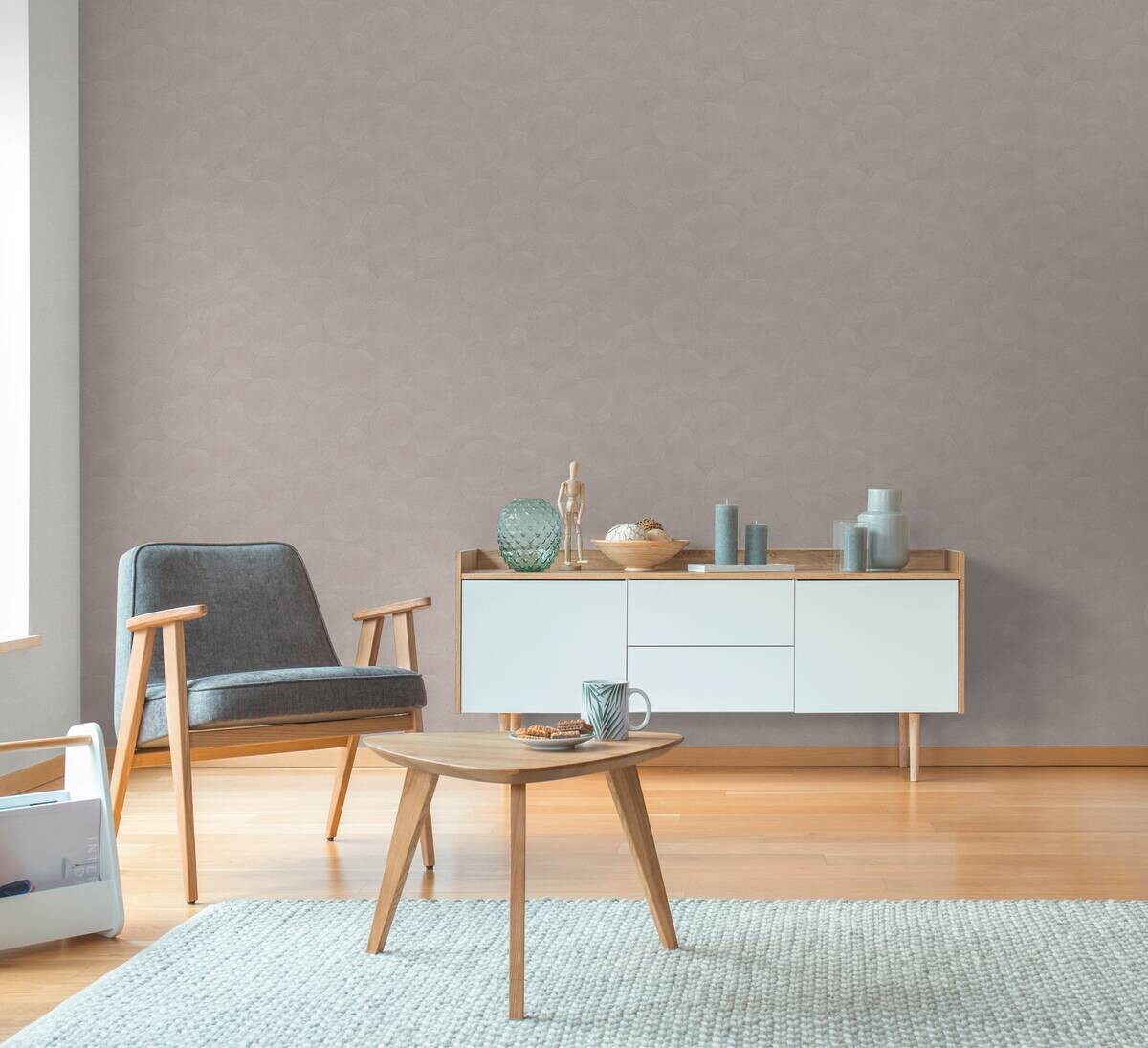A.S.Creation Vliestapete beige grau B/H/D: ca. 53x1005x8,8 cm
