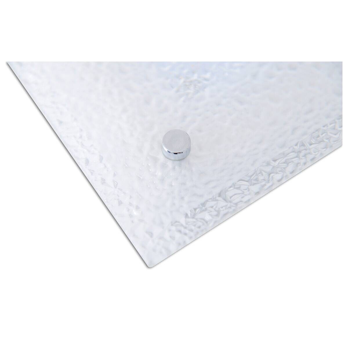 Näve Leuchten Deckenleuchte 1200731 silber Metall Glas B/H/T: ca. 25x5,3x25 cm null 1 Brennstellen