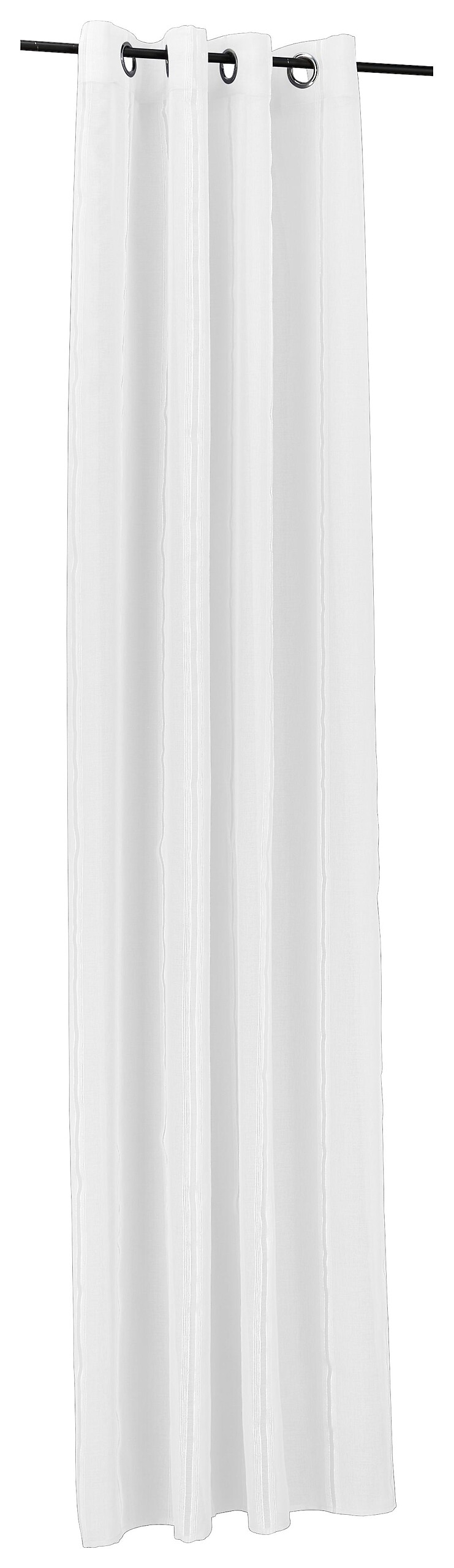 Ösenvorhang Lucy champagner B/L: ca. 140x245 cm