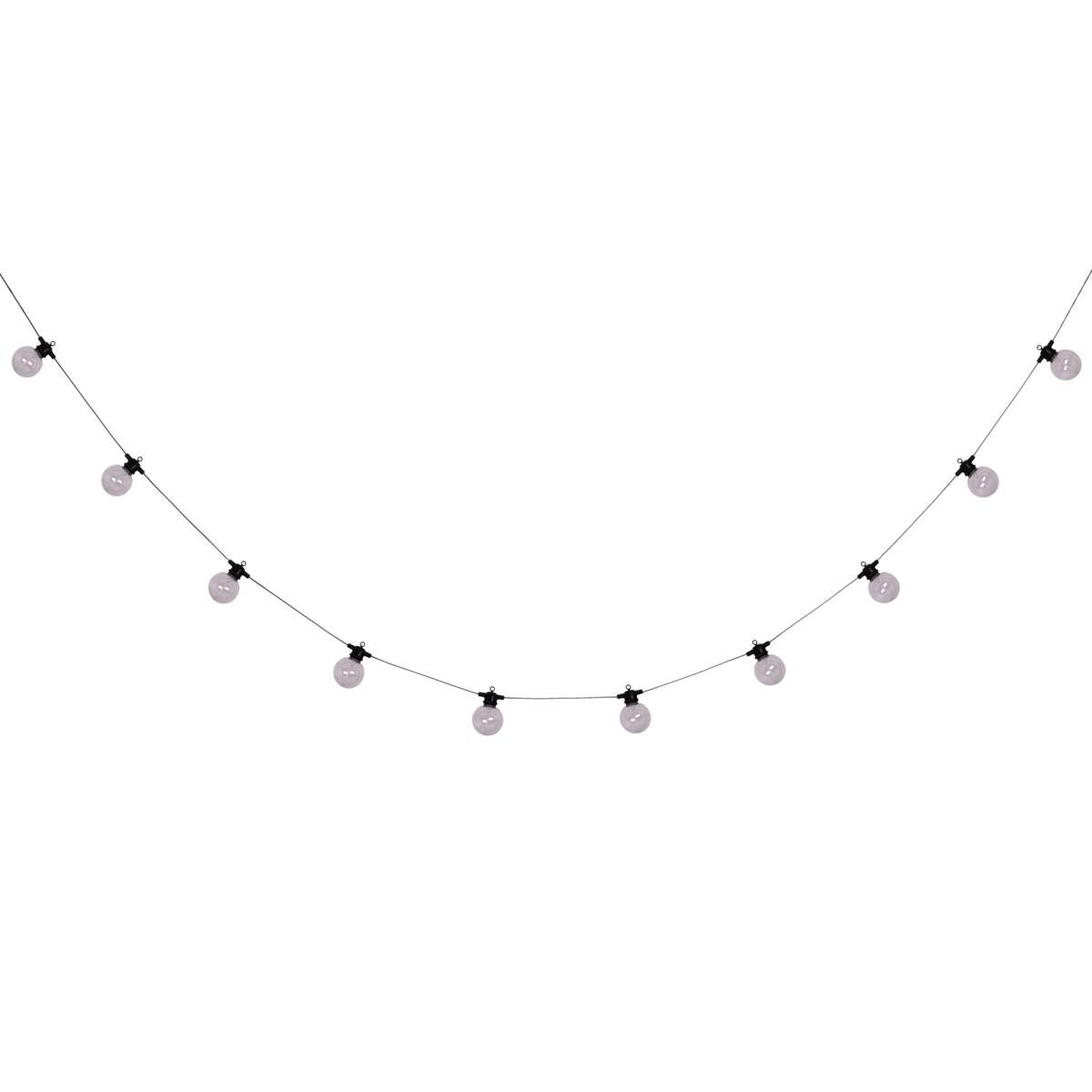 Solarleuchte 10 m warmweiß