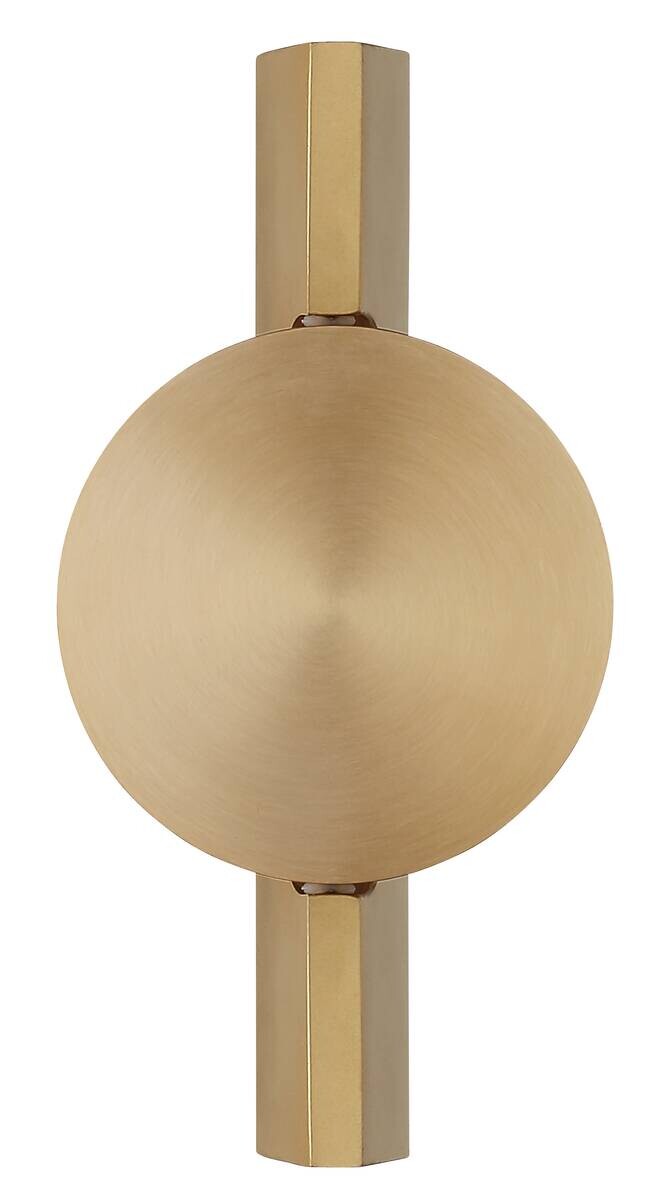 GLOBO LED-Wandleuchte messing Metall Aluminium B/H: ca. 10x20 cm 1 Brennstellen