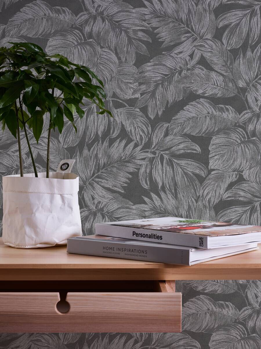 A.S.Creation Vliestapete grau silber B/H/D: ca. 53x1005x10,2 cm