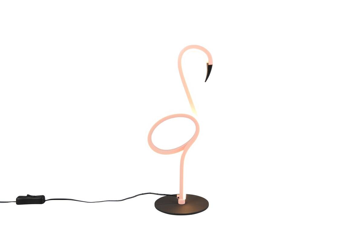 Reality LED-Tischleuchte Ingo pink Metall B/L: ca. 35x14,5 cm