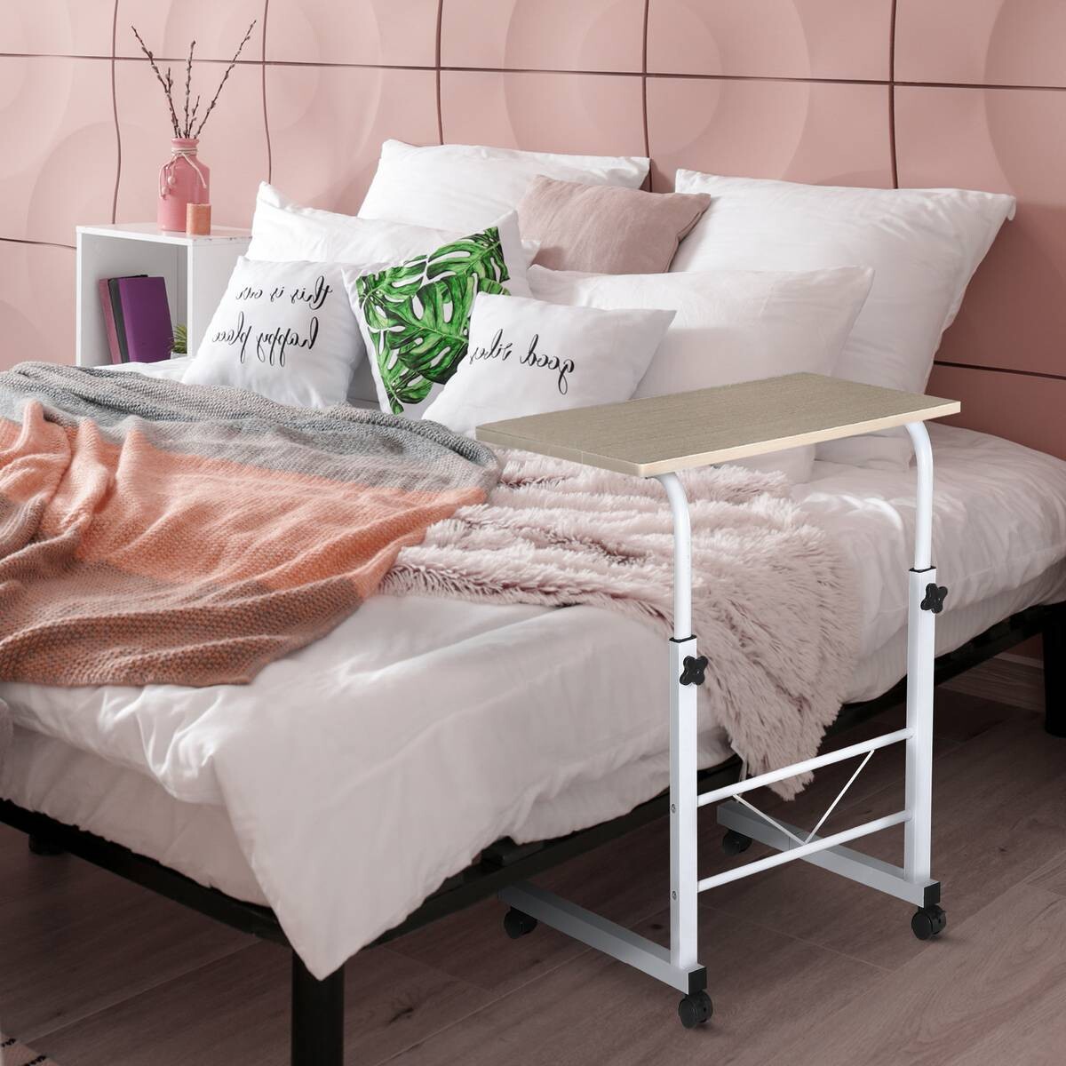 Beistelltisch 836-057 weiß ahorn B/H/T: ca. 60x78x40 cm