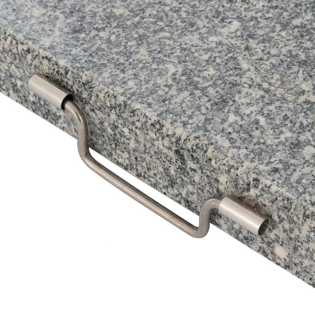 VCM Schirmständer grau Granit B/H/L: ca. 45x6x45 cm