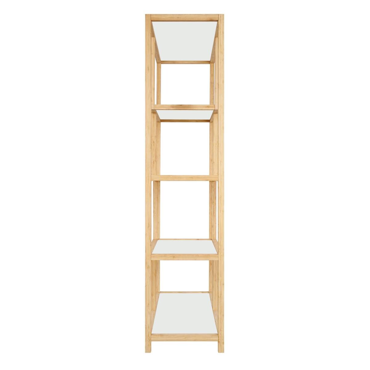 Standregal Holzoptik B/H/T: ca. 77x145,5x34 cm