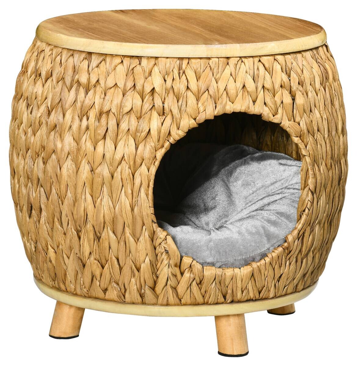 PawHut Katzen-Zubehör natur Edelstahl B/H/L: ca. 43x44x42 cm