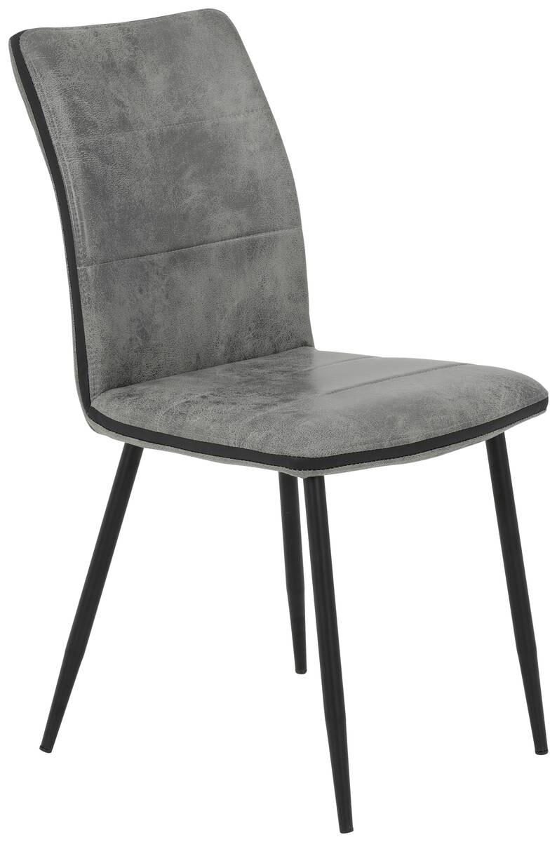 Stuhl Caroline grau Vintage B/H/T: ca. 45x87x57 cm