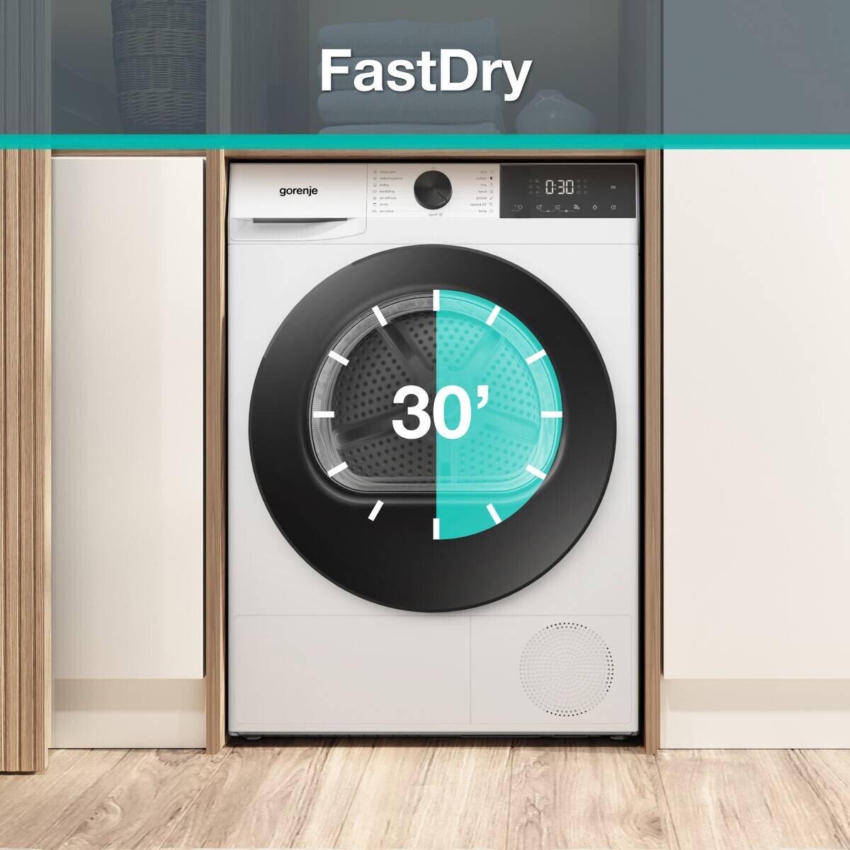Gorenje Wärmepumpentrockner D5G2P7D weiß B/H/T: ca. 59,5x84,5x59 cm ca. 7 kg