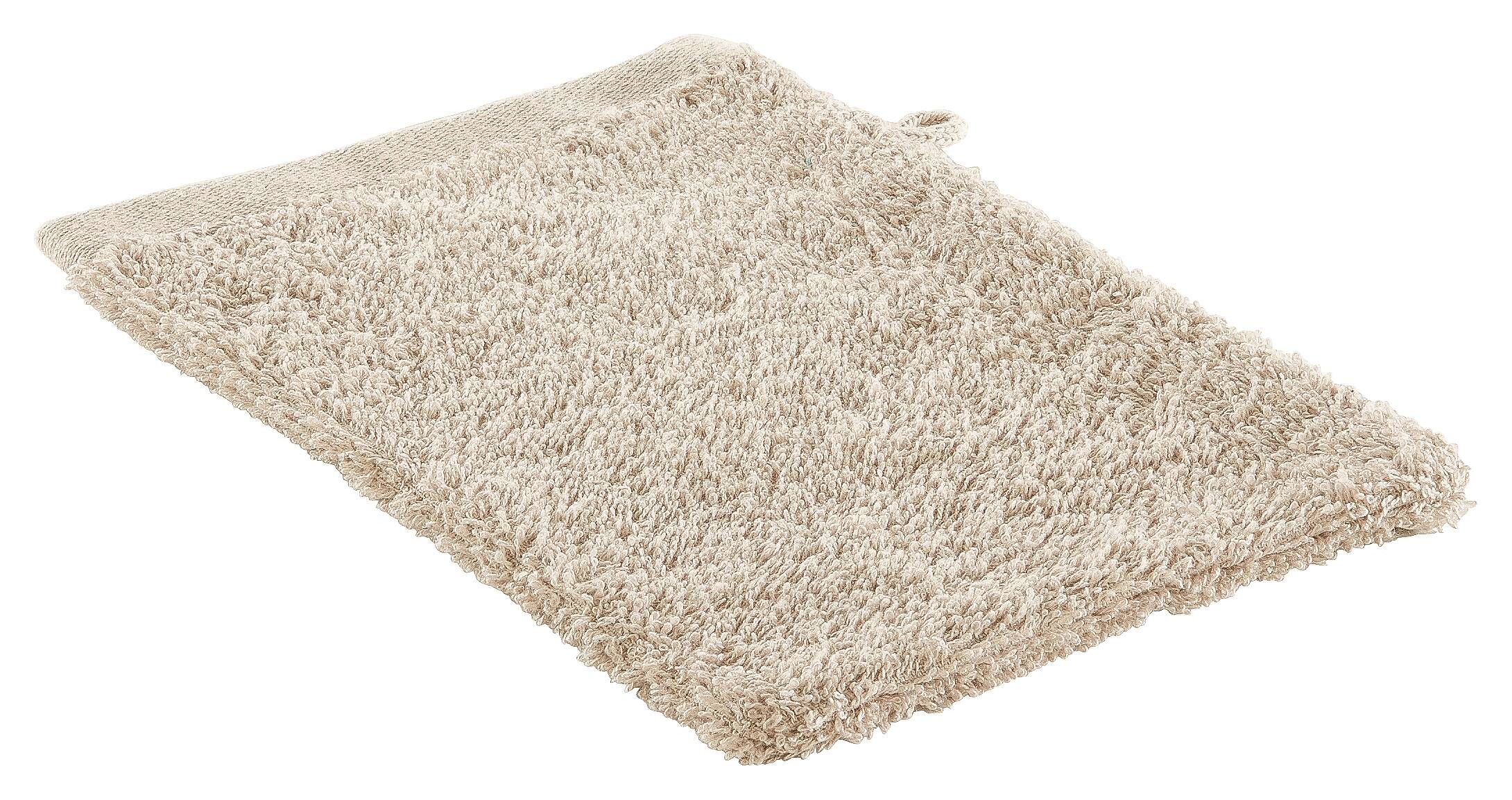 Waschhandschuh Miami kitt 100% Baumwolle B/L: ca. 15x21 cm