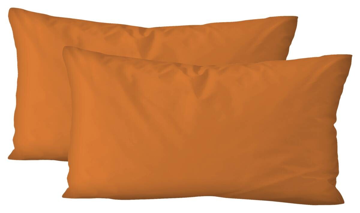 Kissenbezug Jersey rost Baumwolle B/L: ca. 40x80 cm