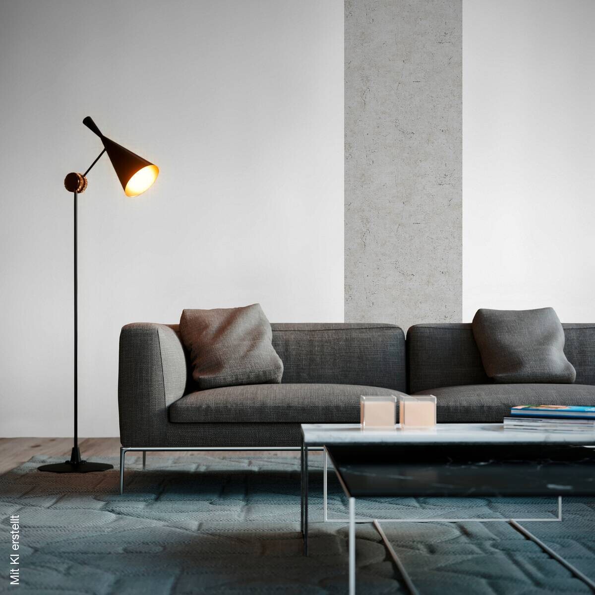 A.S.Creation Tapete grau B/H/D: ca. 52x250x7,5 cm