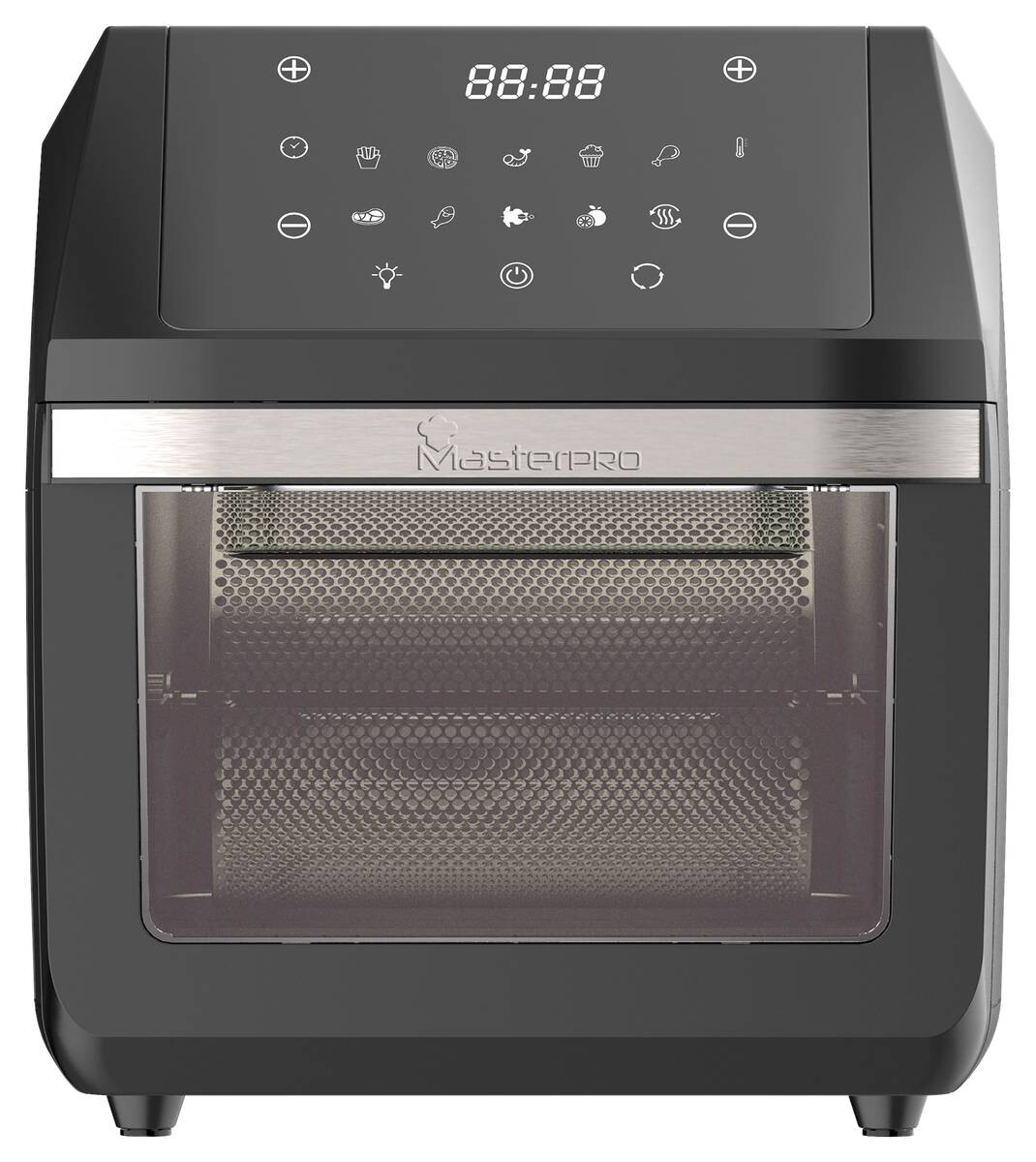 MASTERPRO Heißluftfritteuse BGMP-9310 Rocket schwarz Kunststoff B/H/T: ca. 37,5x43x37,5 cm ca. 11 l
