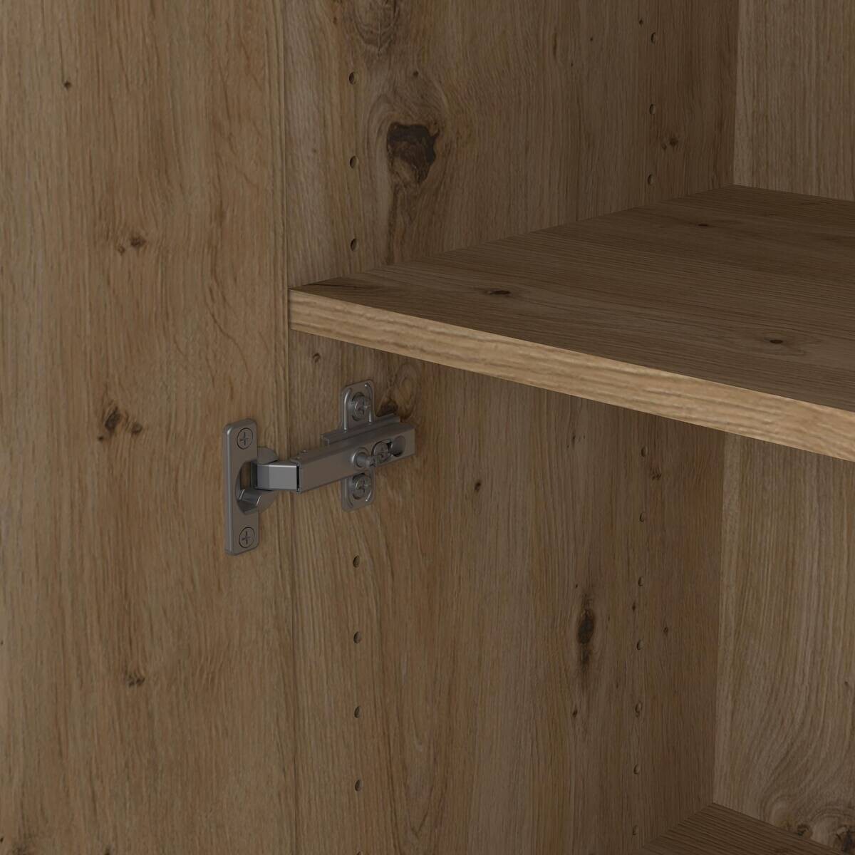 Mehrzweckschrank Mara Eiche Artisan Nachbildung B/H/T: ca. 70x179x33,5 cm