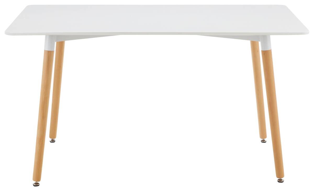 Esstisch BENNY weiß matt B/H/T: ca. 140x75x80 cm