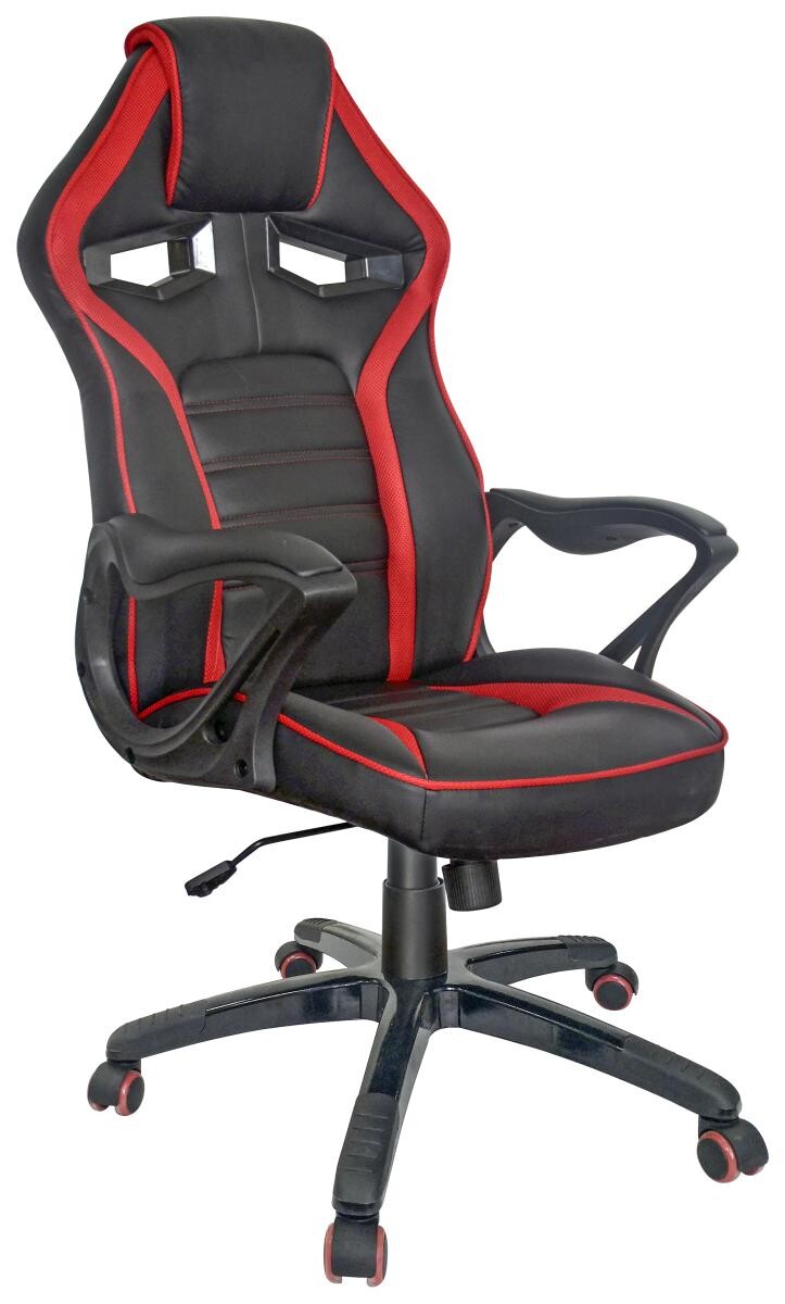 Chefsessel Stage schwarz rot