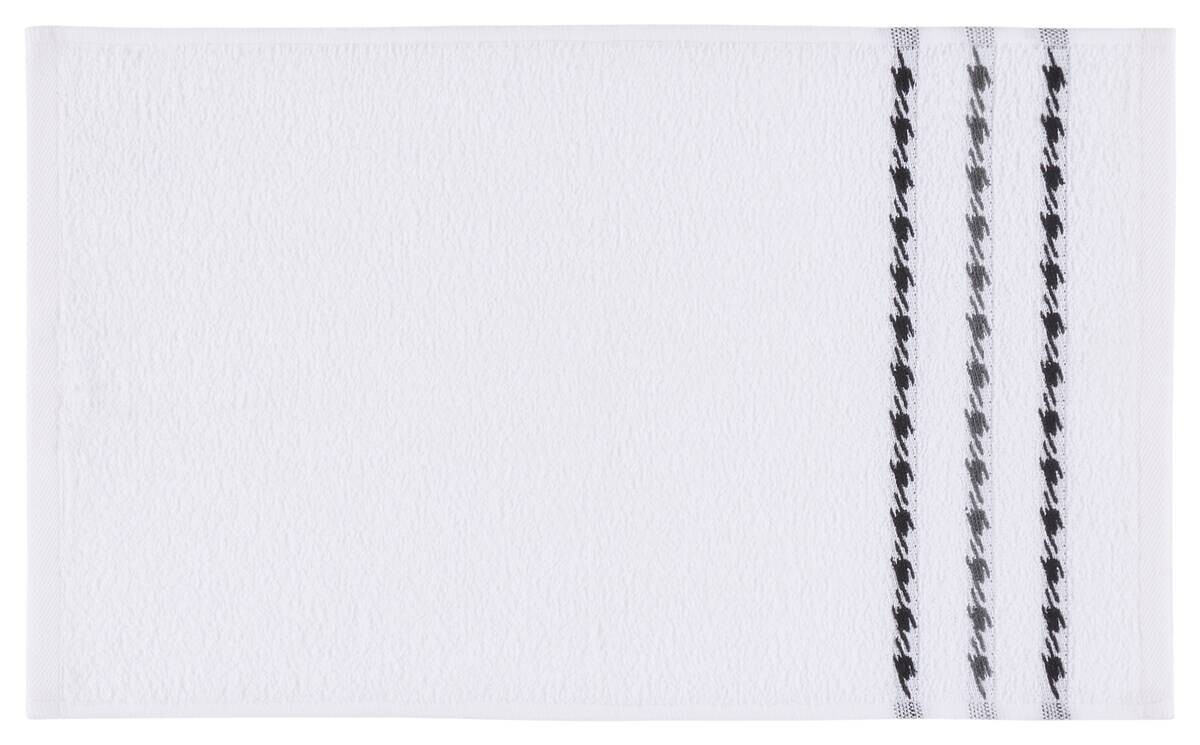POCOline Gästehandtuch ANNA weiß Baumwolle B/L: ca. 30x50 cm