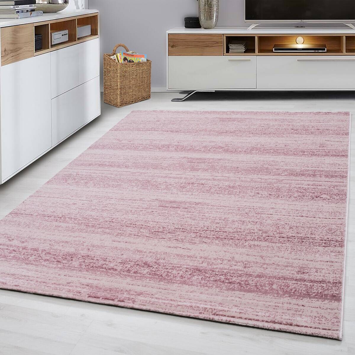 Ayyildiz Teppich PLUS pink B/L: ca. 140x200 cm