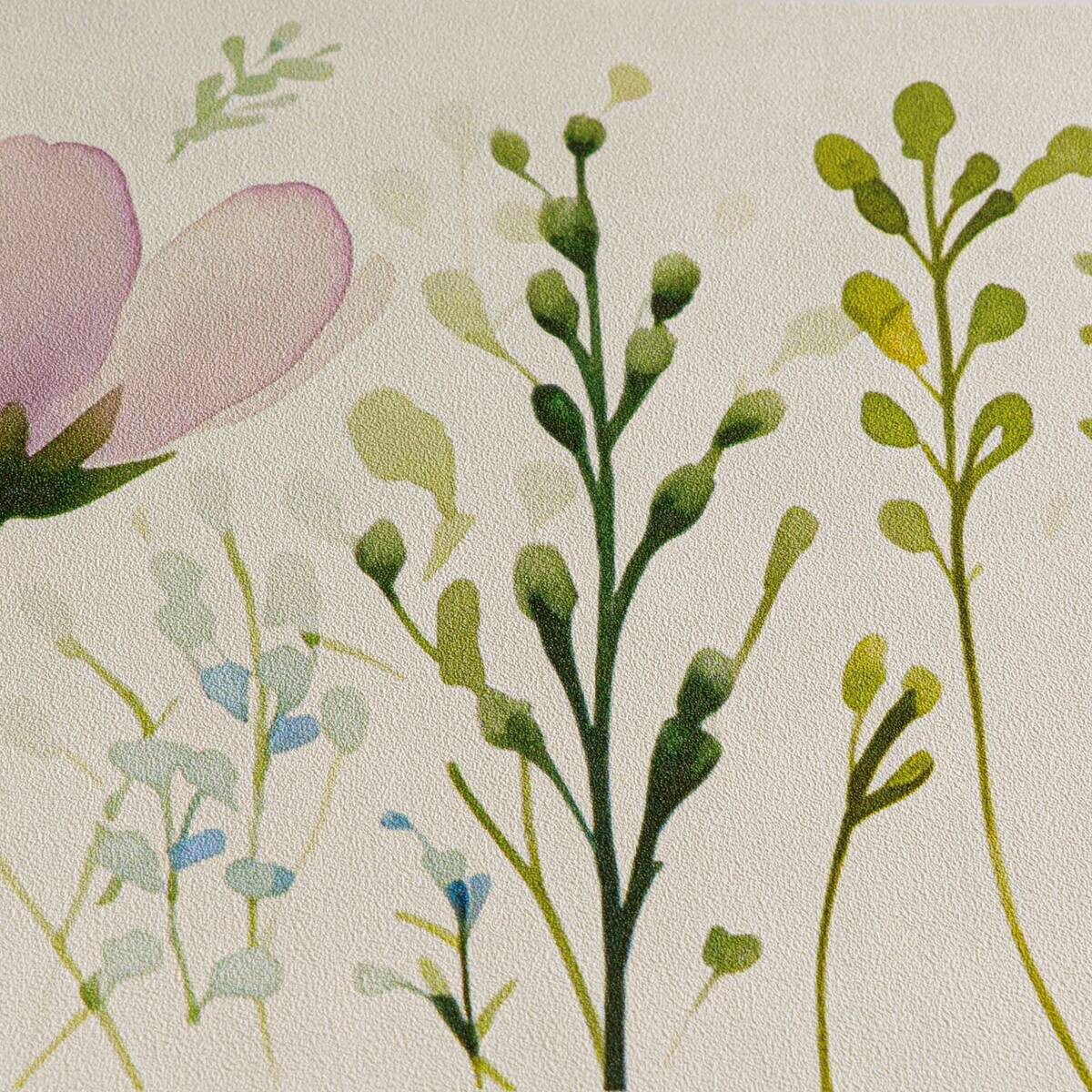 A.S.Creation Bordüre weiß gelb grün B/H/D: ca. 17x500x6,8 cm