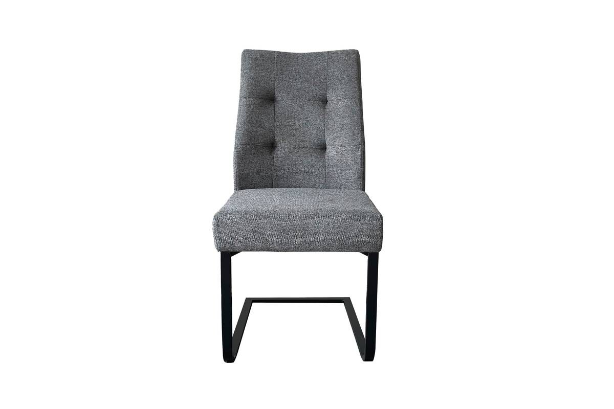 Stuhl MARLEN-XXL 2er-Set dunkelgrau B/H/T: ca. 47x95,5x62 cm