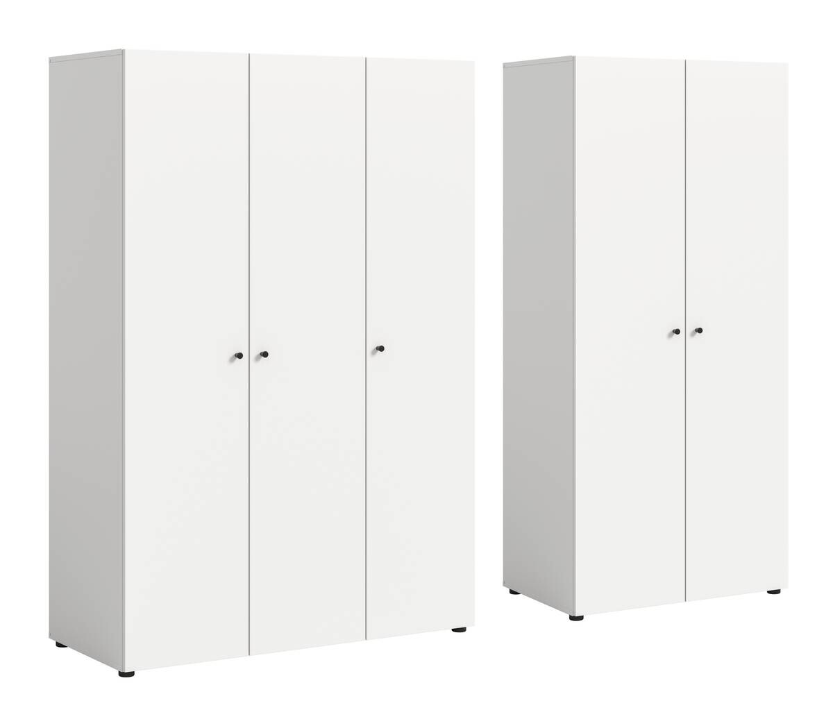 Kleiderschrank DARWIN weiß B/H/T: ca. 200x176x51 cm