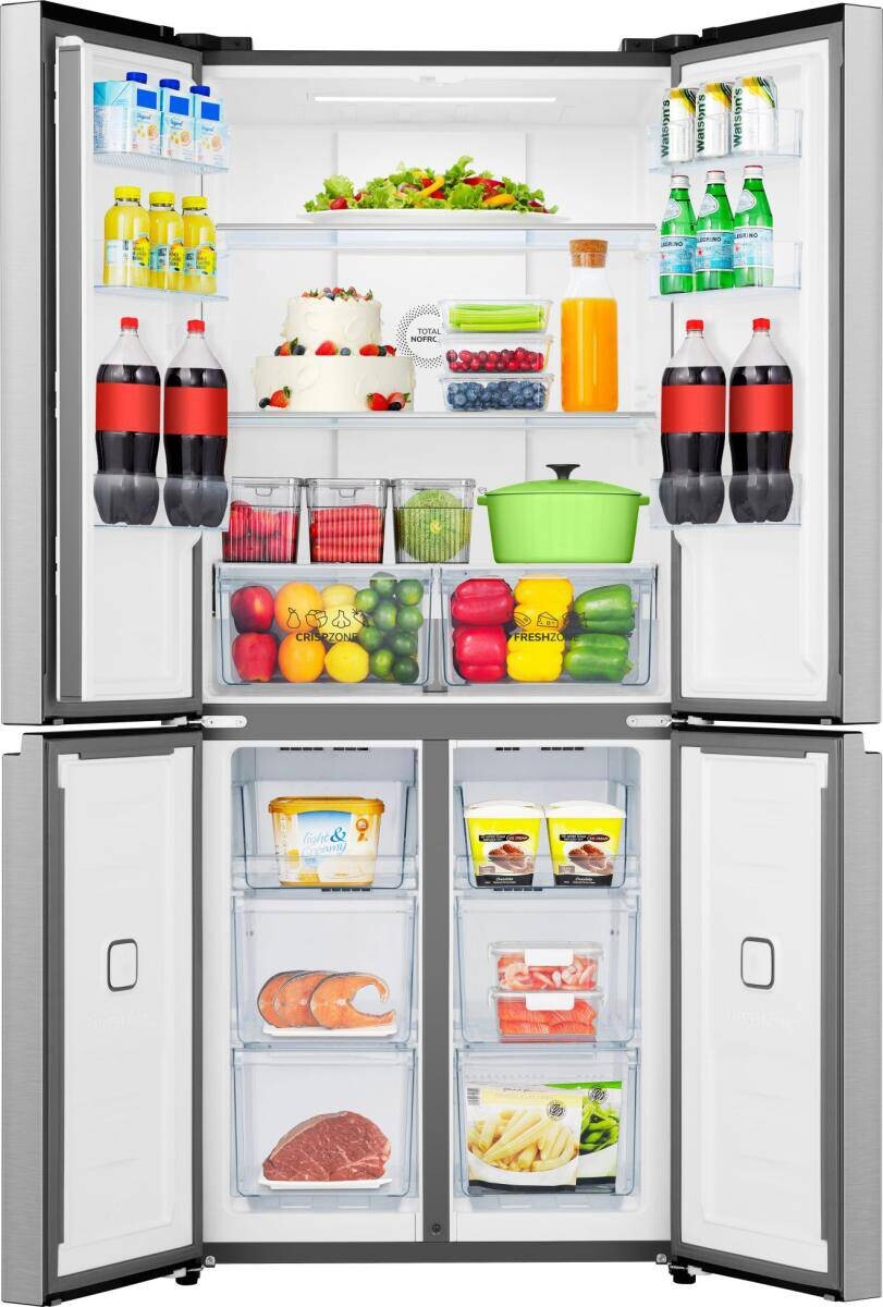 Gorenje Cross-Door NRM819D61X EEK: D Spektrum: A bis G Kühlen: 311 Gefrieren: 149 37dB Inox B/H/T: ca. 79,4x190x65 cm