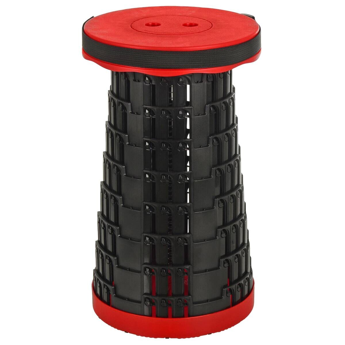 Hocker schwarz Kunststoff H/D: ca. 45x26 cm