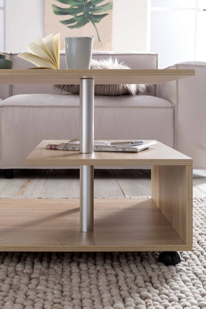 Couchtisch braun B/H/T: ca. 105x48x60 cm