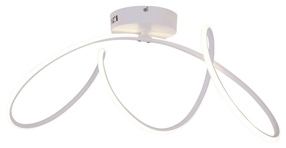 Näve Leuchten LED-Deckenleuchte weiß Kunststoff Metall B/H/T: ca. 67x30x28 cm