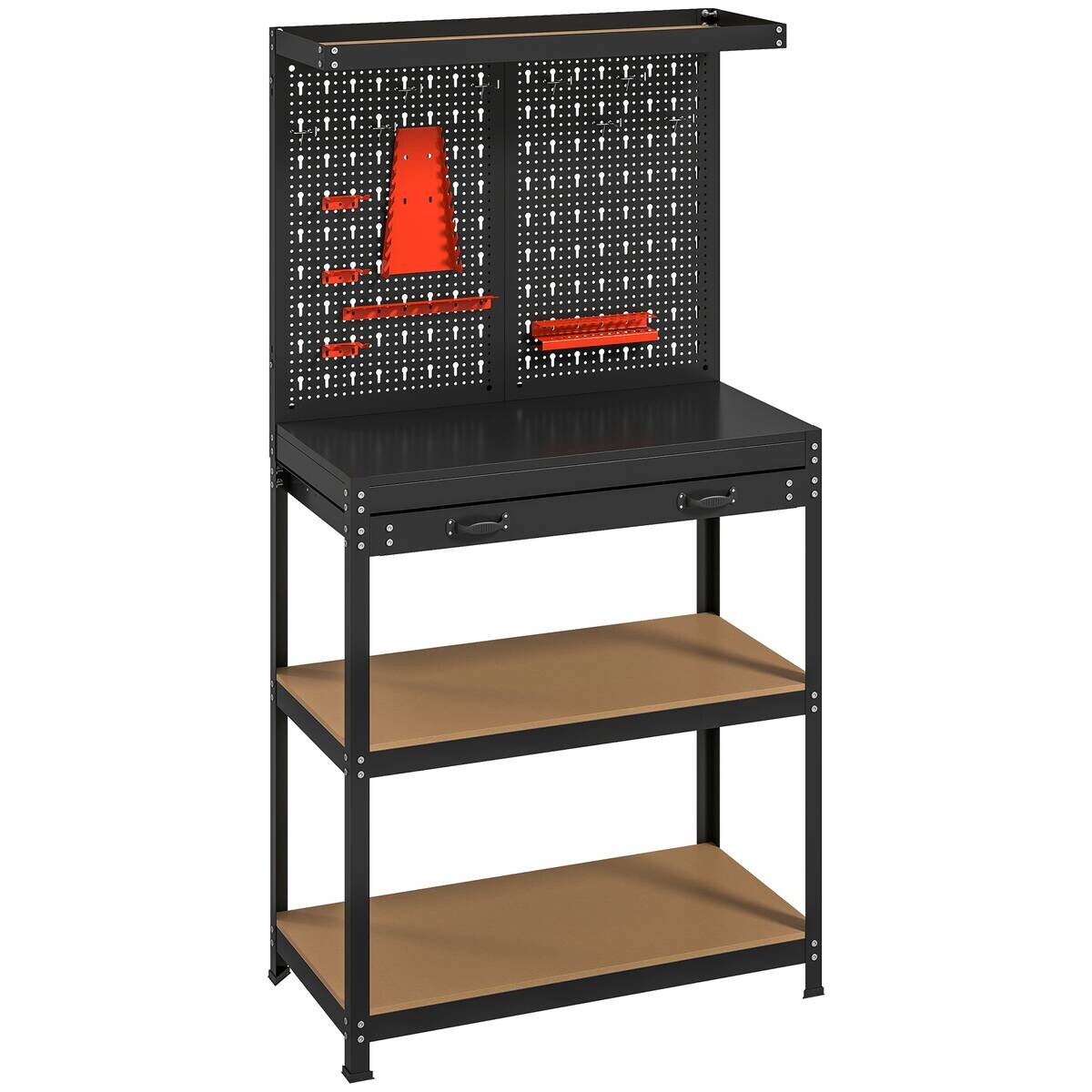 Werkbank B/H/T: ca. 80x155x40,5 cm