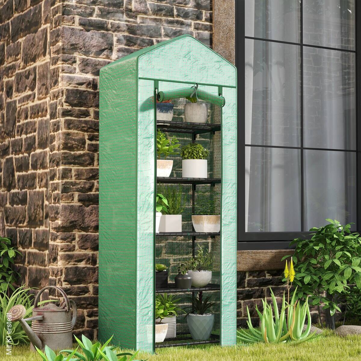 Outsunny Gartenabfallsack B/H/L: ca. 49x193x69 cm