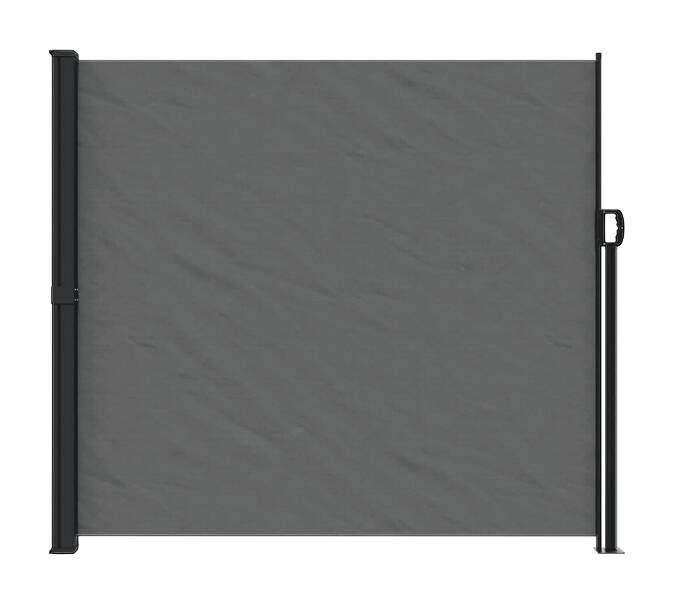 vidaXL Seitenmarkise anthrazit B/T/L: ca. 180x300x300 cm